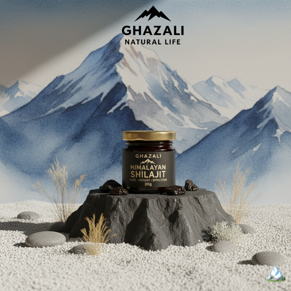 🏔️ Ghazali Natural™ - Pure Himalayan Shilajit Resin 20g