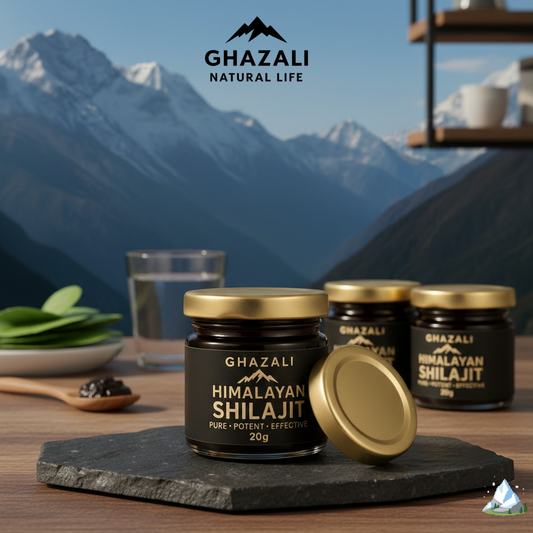 🏔️ Ghazali Natural™ - Pure Himalayan Shilajit Resin 20g